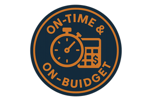 On-Time & On-Budget icon